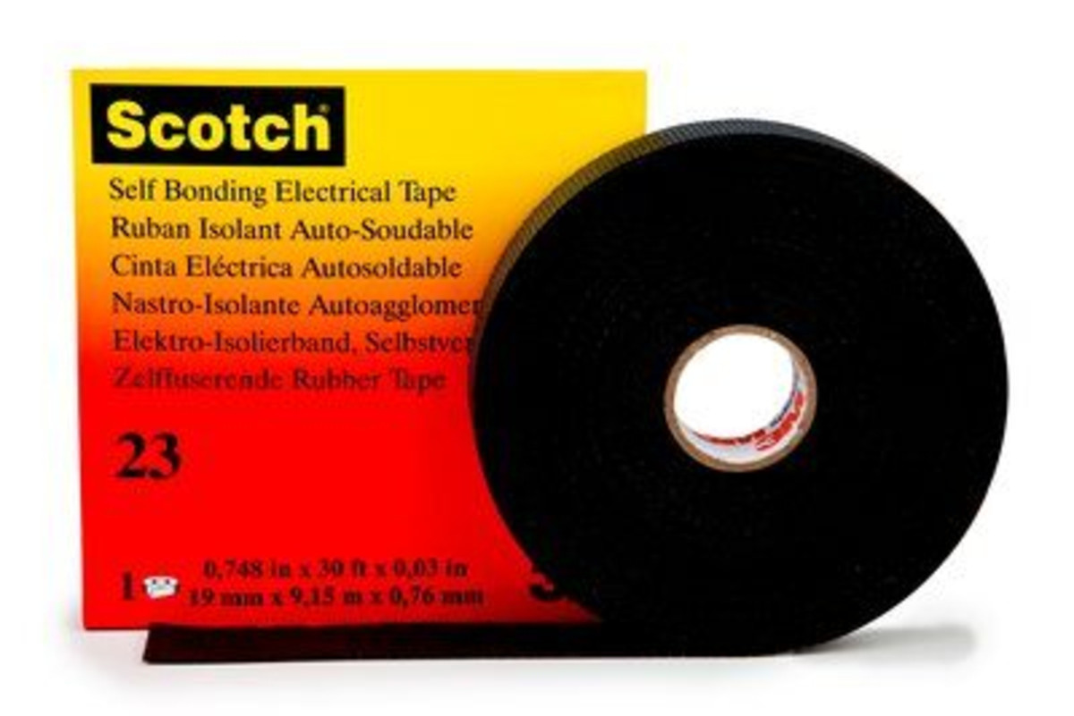 3M 50mm x 9.15m Scotch Black Self Fusing Tape