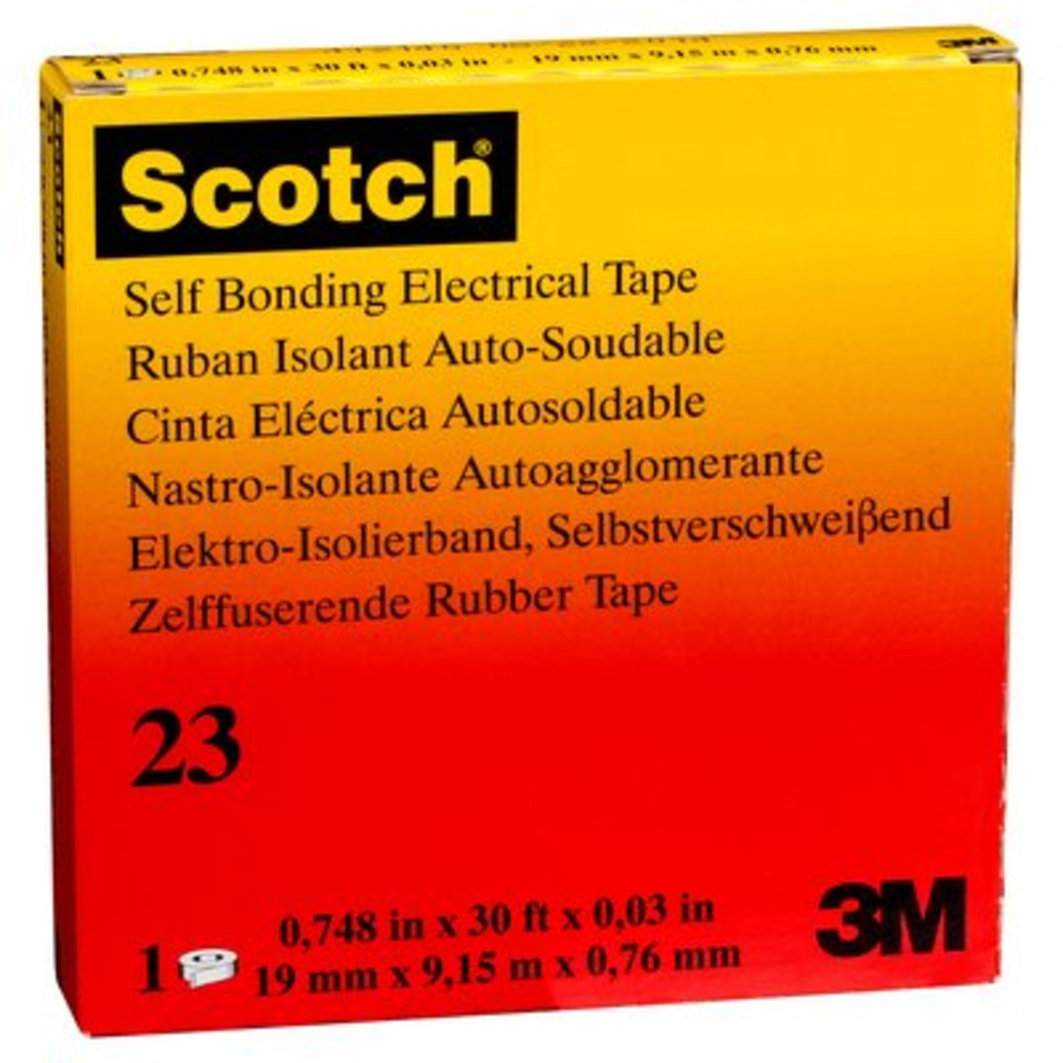 3M 50mm x 9.15m Scotch Black Self Fusing Tape - Image 6