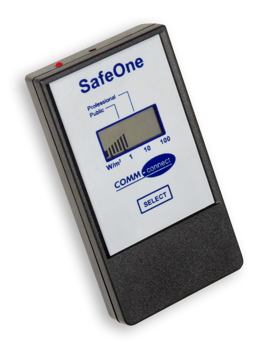 COMM-Connect 3018 SafeOne Radio Frequency Monitor Kit With Pouch For 30MHz to 10GHz Coverage