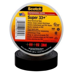 3M Scotch 19mm x 20m Super 33+ Black Vinyl Tape