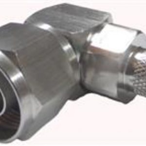 Commscope N(M) Right Angle Captive/Crimp Style Positive Stop Connector For CNT-400 Type Cable