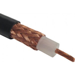 RFI RG213 10mm 50 Ohm Coaxial Cable With PVC Jacket 100m