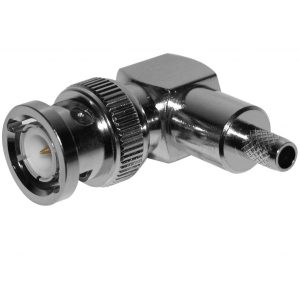 Pulse BNC Male Right Angle Connector For RG58 Type Cable