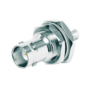 Pulse BNC Female Crimp Bulkhead Connector For RG58 Type Cable