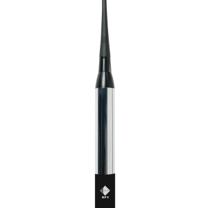 RFI UHF Unity Broadband Elevated Feed Antenna 400-520 MHz Stud 5m Without Connector - Chrome