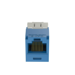 Panduit Blue Mini-Com Module For CAT 6 UTP 8P/8W Cable
