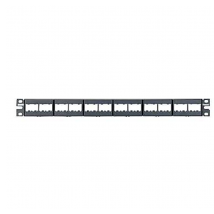 Panduit Black Patch Panel For 24 Port Modular