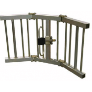 Single Dipole Antenna C/W Corner Screen 406-512 MHZ With 4.3-10 Connector