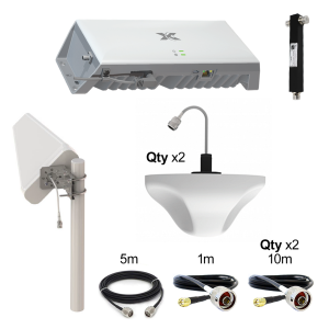 Cel-Fi GO G41 Stationary Kit Dual DAS Omni Antenna Directional Donor Smart Signal Repeater