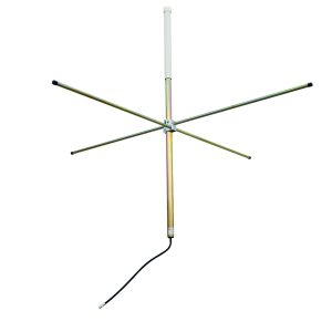 VHF Omnidirectional Unity Gain Adjustable Ground Plane 118-136MHz