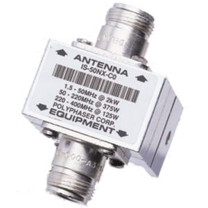 Coaxial Surge Protector For 1.5MHz to 700MHz Suits Type N F/F Connector DC Block 2kW 50kA