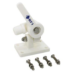 RFI White Marine Knock Down Mount Handle And Hardware