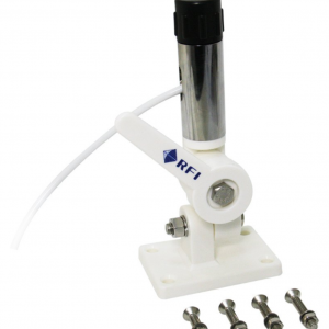 RFI White Marine Knock Down Mount With CDQ Series Adaptor 5m FME(F)