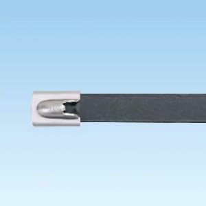 Panduit 201 x 7.9mm Stainless Steel Fully Coated Black Cable Ties Pack of 50