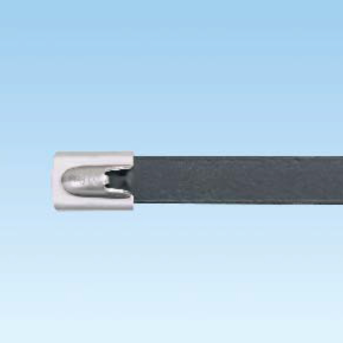 Panduit 201 x 7.9mm Stainless Steel Fully Coated Black Cable Ties Pack of 50
