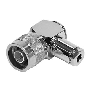 Pulse R/A N(M) Right Angle Solder/Clamp Connector Suits  RG59 Cable
