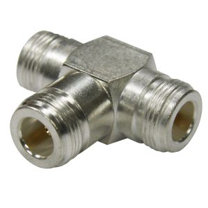 Pulse N Tee (F/F/F) Coaxial Adaptor