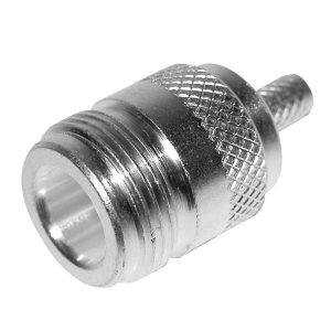 Pulse N(F) Crimp Reverse Gender Connector Suits RG58 Cable