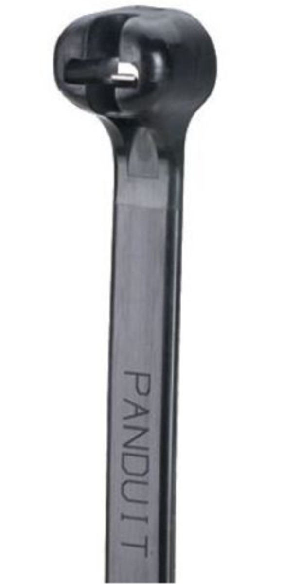 Panduit 300 x 4.7mm Black Dome-Top Nylon 6.6 Cable Ties Pack Of 50