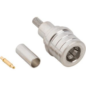 Amphenol QMA Male Connector For RG174/316 Solder/Crimp Plug