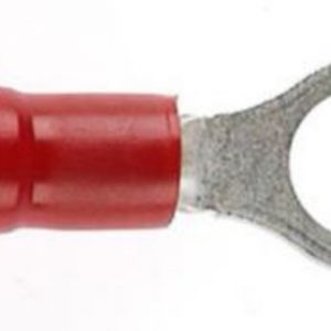 Cabac Ring 5mm Red Double Grip Terminal Pack Of 100