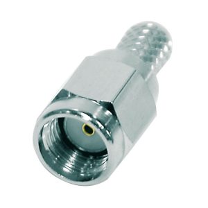 Pulse SMA(M) Crimp Reverse Gender Connector Suits RG58 Cable
