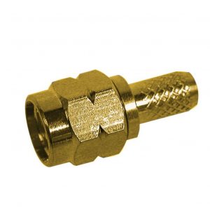 Pulse SMA(M) Crimp Reverse Thread Coaxial Connector Suits RG58 Cable