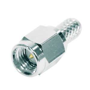 Pulse SMA(M) Crimp Nickel-Plated Connector Suits RG58 Cable