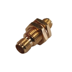 Pulse SMA(F) To SMA(F) Bulkhead Hex Fitting Coaxial Adaptor