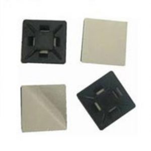 RFI 28 x 28mm Black Adhesive Tie Mount Pack of 100