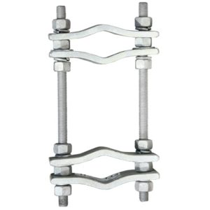 RFI Extra Heavy Duty Galvanized In-Line Clamp Can Clamp 50-120mm