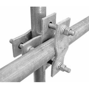 RFI 90-Degree Heavy Duty Galvanized Clamp With M12 Bolts