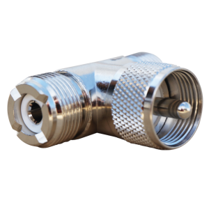 Pulse UHF Jack Tee (F/F/M) Coaxial Adaptor