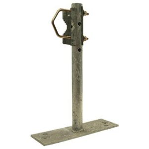 Matchmaster 12" (305mm) Galvanized Wall Standoff Mount With Nest And U-Bolt