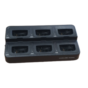 X01DR 6-Way Desktop Charger With 110-240VAC/12VDC Power Supply