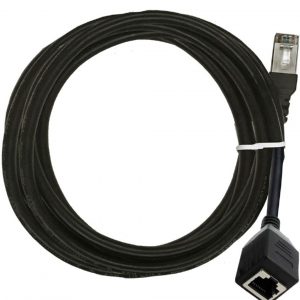 X10DR 4.5m Black Shielded Extension 6mm Cable With Male to Female Connector