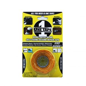 One Tape 3m x 25mm Self Fusing Triangular Yellow Tape