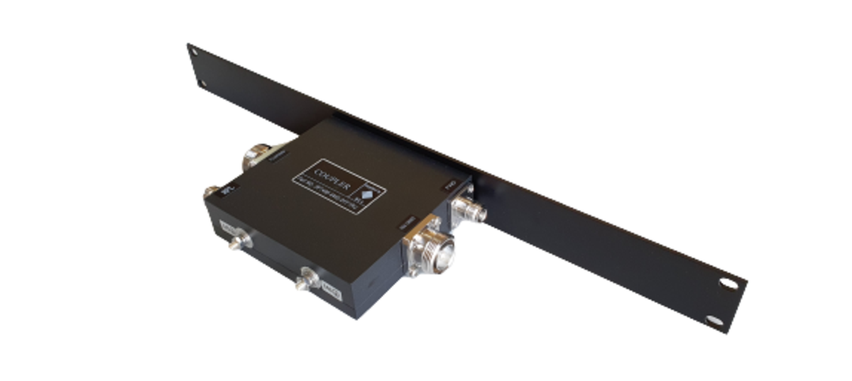RFI 746-960MHz Antenna Line Coupler Suits 40dB Cable With 2XDIN(F) 2xN(F) Connectors And 1RU Rack Mount - Image 2