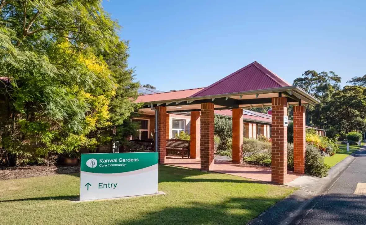 Entrance to Kanwal Gardens Care Community on the Central Coast NSW
